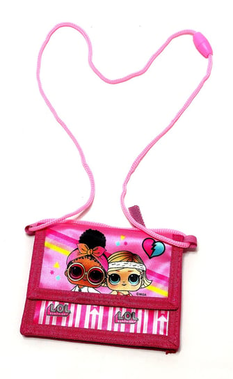 Różowy portfel ze sznurkiem L.O.L. Surprise! Durabo