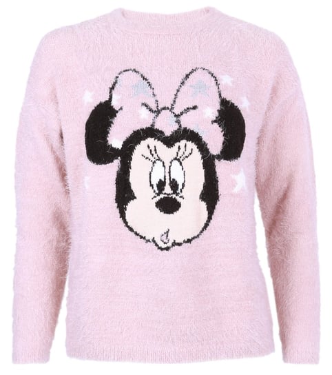 Różowy sweter Myszka Minie DISNEY XS Disney