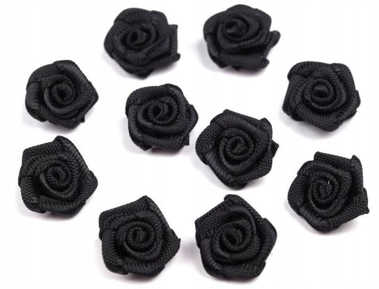 Różyczki Atłasowe R02 ( 20szt ) Czarne Inna marka