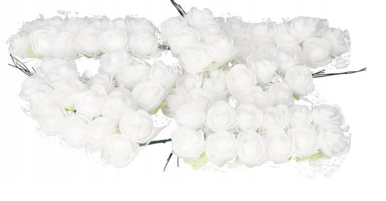Różyczki Róże Kwiatki Piankowe Z Tiulem Na Druciku Inny producent