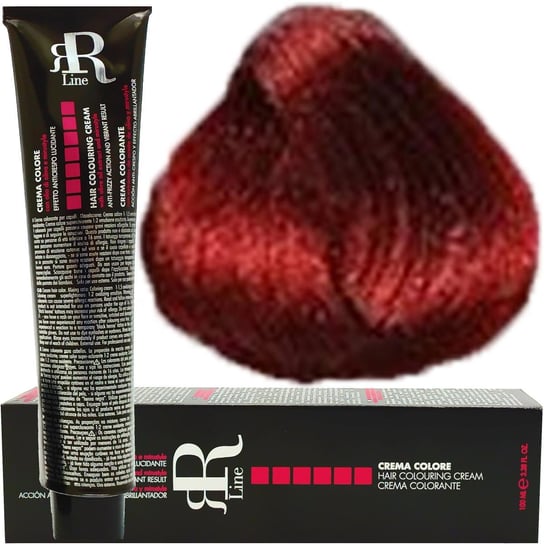 RR Line, Crema Colore, farba do włosów 6,66 Ciemny Blond Intensywnie Czerwony, 100 ml RR Line