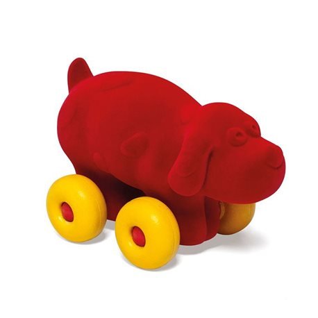Rubbabu, pojazd sensoryczny Pies, czerwony Rubbabu