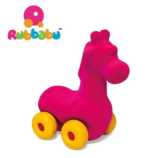 Rubbabu Żyrafa pojazd sensoryczny różowy Rubbabu