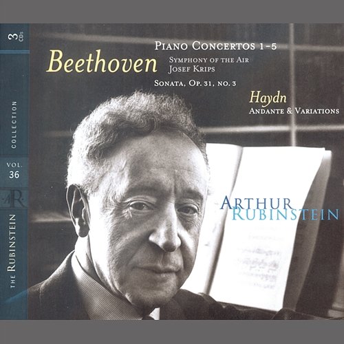 Rubinstein Collection, Vol. 36: Beethoven: Piano Concertos Nos. 1-5; Sonata No. 18; Haydn: Andante & Variations Arthur Rubinstein