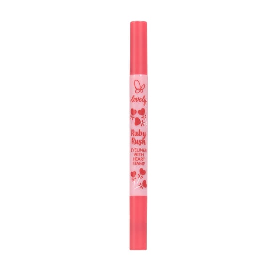 Ruby Rush Eyeliner with Heart Stamp Lovely