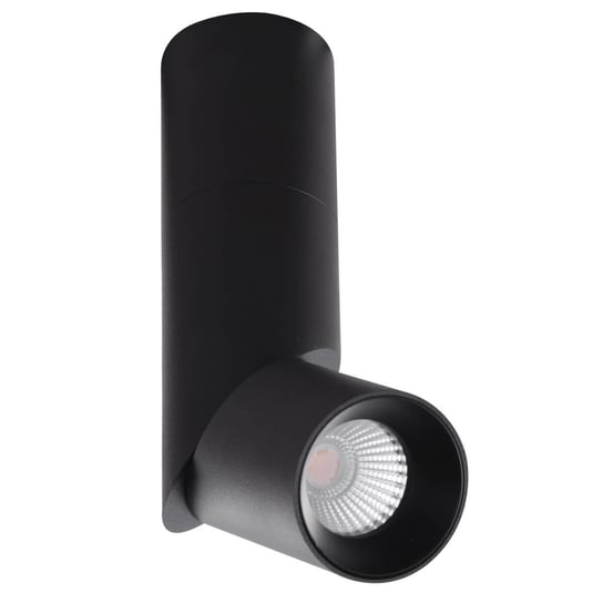 Ruchoma Lampa sufitowa Santos czarna tuba LED 12W do salonu AZzardo
