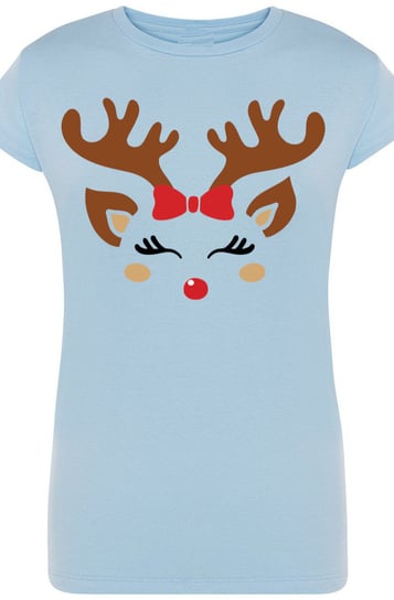 Rudolf Boże Narodzenie T-shirt Nadruk Rozm.M Inna marka