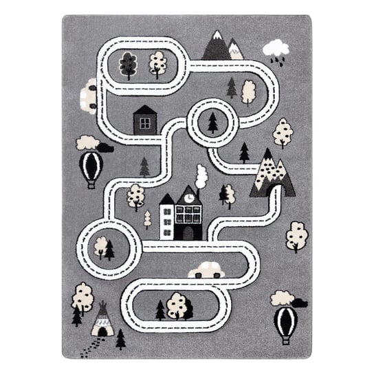 - RUG/LU/TINIES/CITY/GREY/140x190 LUSZCZOW