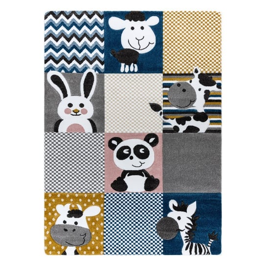 - RUG/LU/TINIES/ZOO/CREAM+GREY/180x270 LUSZCZOW