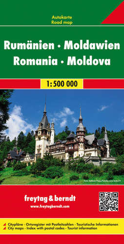 Rumunia, Mołdawia. Mapa 1:500 000 Opracowanie zbiorowe