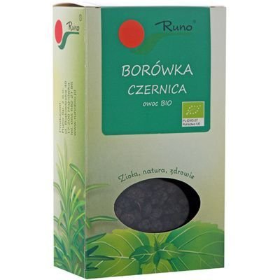 Runo, Borówka czernica owoc Bio, 50 g Runo