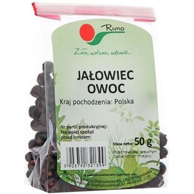 Runo, Jałowiec owoce całe, 50 g Runo