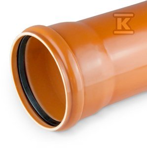Rura kanalizacyjna zewnętrzna PVC 110x3.2x500 SN8 KL.S LITA KACZMAREK