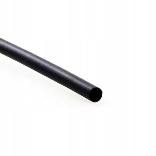 Rurka termokurczliwa czarna 1,5mm 1m Techrebal