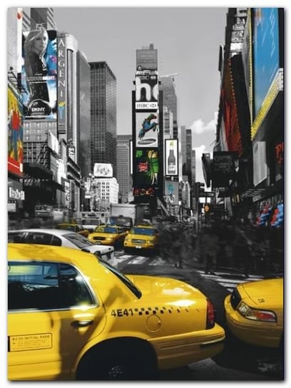 Rush Hour On Broadway plakat obraz 60x80cm Wizard+Genius