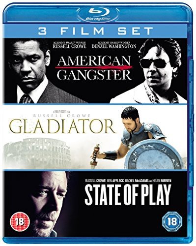 Russell Crowe - State Of Play / Gladiator / American Gangster Various Directors