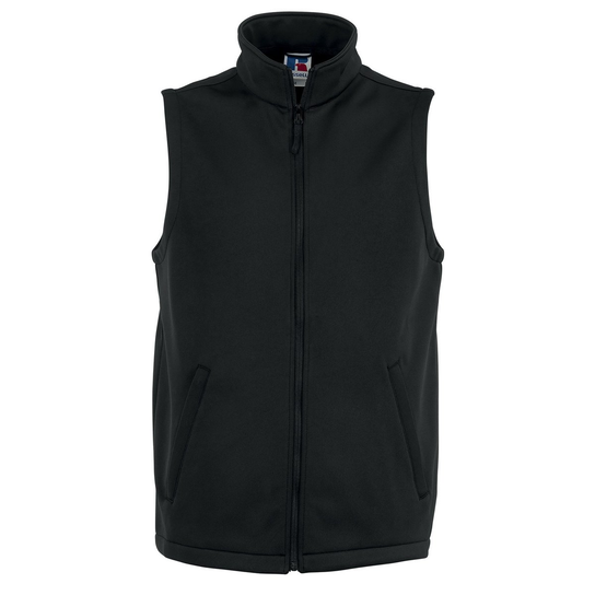 Russell Męska Kamizelka Softshell (3XL / Czarny) Russell