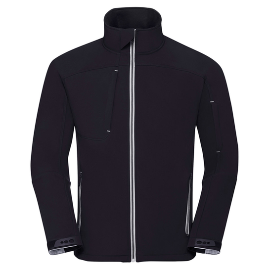 Russell Męska Kurtka Soft Shell Bionic (L / Granatowy) Russell