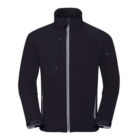 Russell Męska Kurtka Soft Shell Bionic (M / Granatowy) Russell