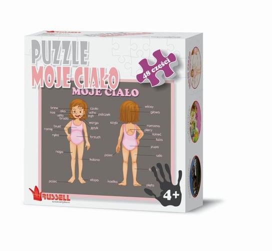 Russell, puzzle, Moje ciało, 48 el. Russell