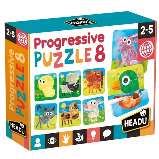 Russell Puzzle progresywne Headu 8 szt. Russell