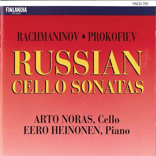 Russian Cello Sonatas Arto Noras and Eero Heinonen