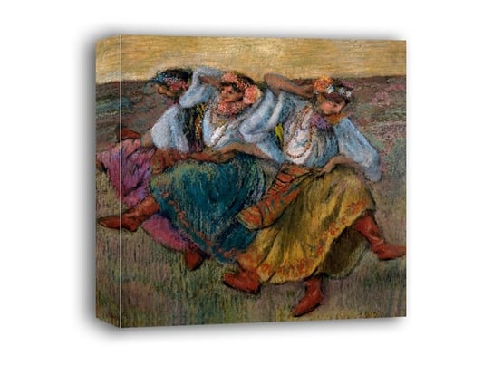 Russian Dancers, Edgar Degas - obraz na płótnie 85x85 cm Galeria Plakatu