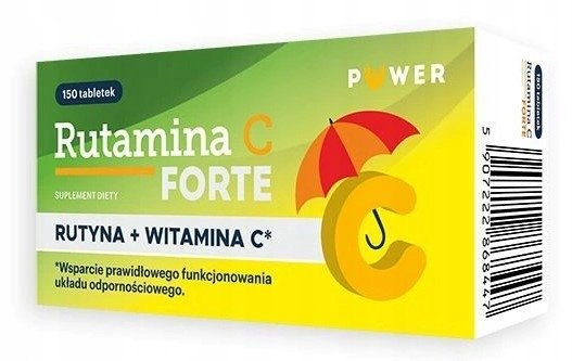 Rutamina C Forte, suplement diety, 150 tab. PUWER POLSKA