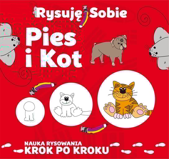 Rysuję sobie. Pies i kot Ristujczina Luba