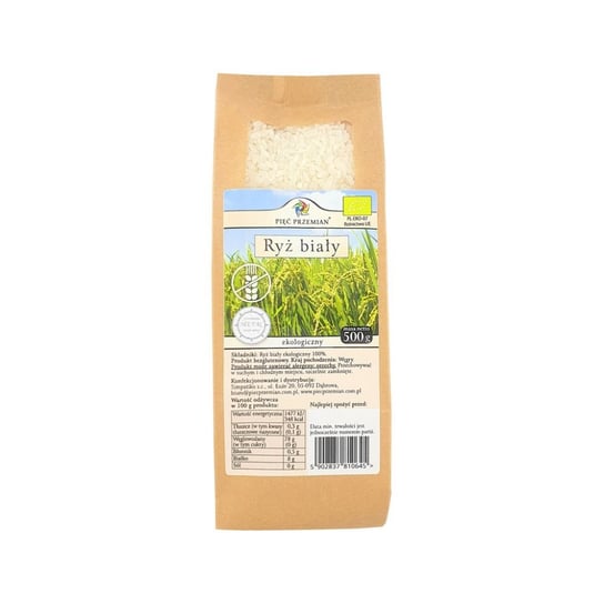 Ryż Biały Bezglutenowy Bio 500 g - Simpatiko PIĘĆ PRZEMIAN