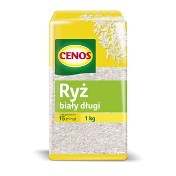 Ryż Biały Długi 1 Kg Cenos Cenos