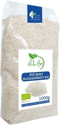 Ryż Biały Długoziarnisty 1Kg - Biolife BioLife