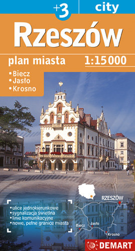 Rzeszów. Plan miasta 1:15 000 Opracowanie zbiorowe