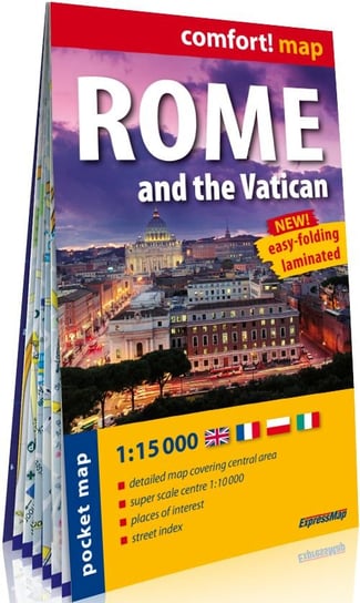 Rzym i Watykan. Plan miasta 1:15 000 Opracowanie zbiorowe