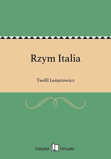 Rzym Italia Lenartowicz Teofil