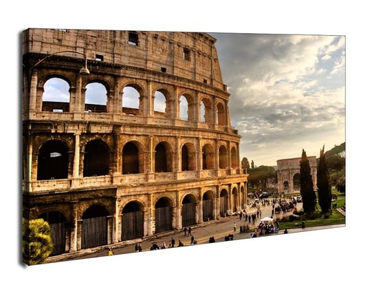 Rzym, Koloseum - obraz na płótnie 30x20 cm Galeria Plakatu