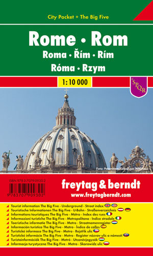 Rzym. Mapa turystyczna 1:10 000 Opracowanie zbiorowe