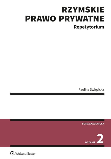 Rzymskie prawo prywatne. Repetytorium - ebook PDF Święcicka Paulina