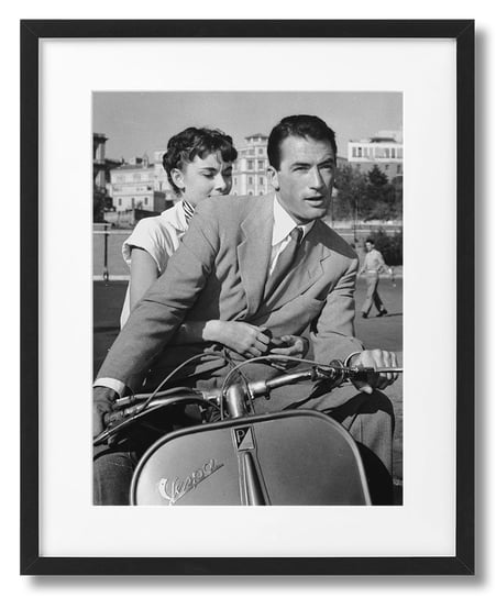 Rzymskie wakacje,  Gregory Peck i Audrey Hepburn 6 DEKORAMA