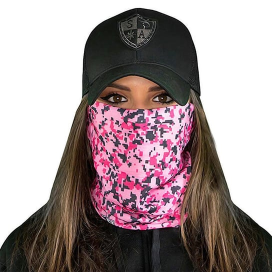 SA Co. Chusta Wielofunkcyjna Face Shield™ Pink Digi - Pink Digi SA Co.
