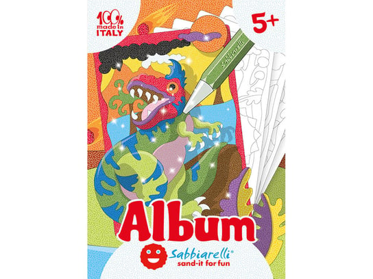 Sabbiarelli, Album do kolorowania piaskiem Dinozaury Sabbiarelli