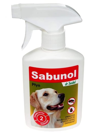 Sabunol spray przeciw pchłom i kleszczom dla psa 300ml DermaPharm