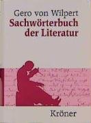 Sachwörterbuch der Literatur Wilpert Gero