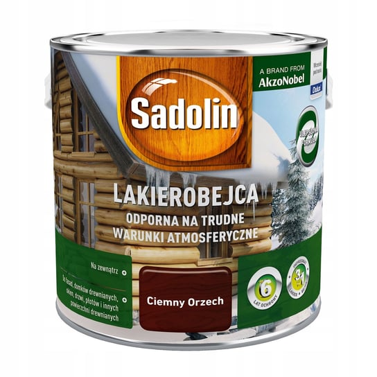 Sadolin Lakierobejca rozpuszczalnikowa CIEMNY ORZECH 2,5 l SADOLIN