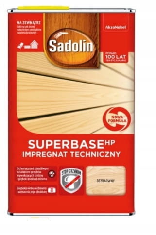 Sadolin Superbase Impregnat do drewna  bezbarwny 5l Inna marka