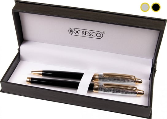 Sadpex, Komplet długopis automatyczny, pióro wieczne Etui 38 Majestic Cresco 830088 Pud SADPEX