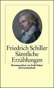 Sämtliche Erzählungen Schiller Friedrich
