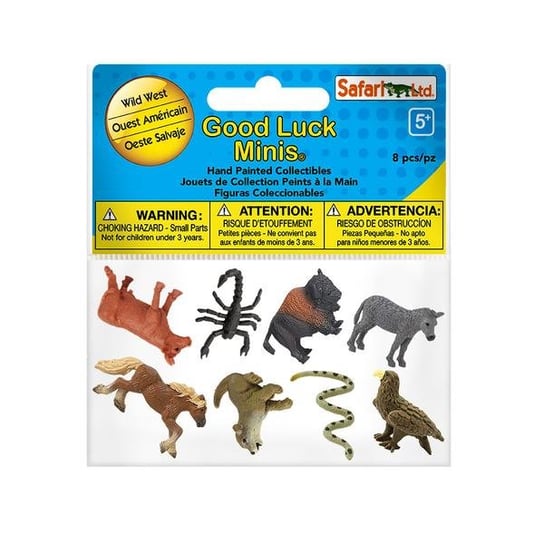 Safari Ltd 100116 zwierz. Ameryki Zachodniej mini 8szt. Safari