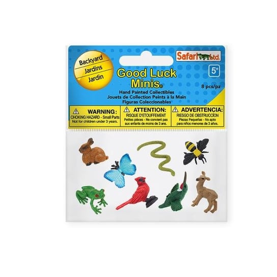 Safari Ltd 100223 zwierzęta z ogrodu  mini 8szt.Fun pack Safari