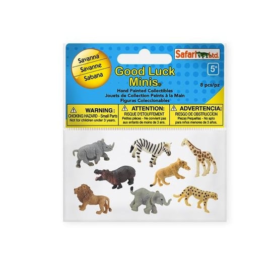 Safari Ltd 100224 zwierzęta sawanny mini 8szt. Fun pack Safari